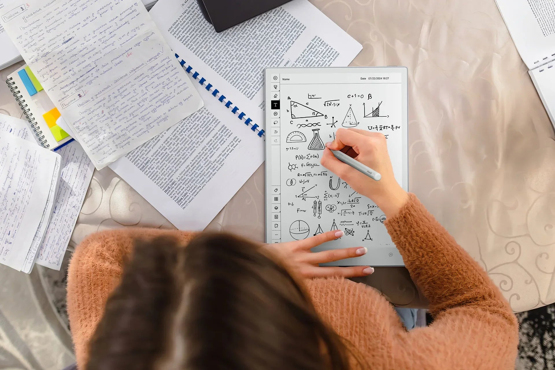 How to Sharpen Focus Using E-Ink Paper Tablet