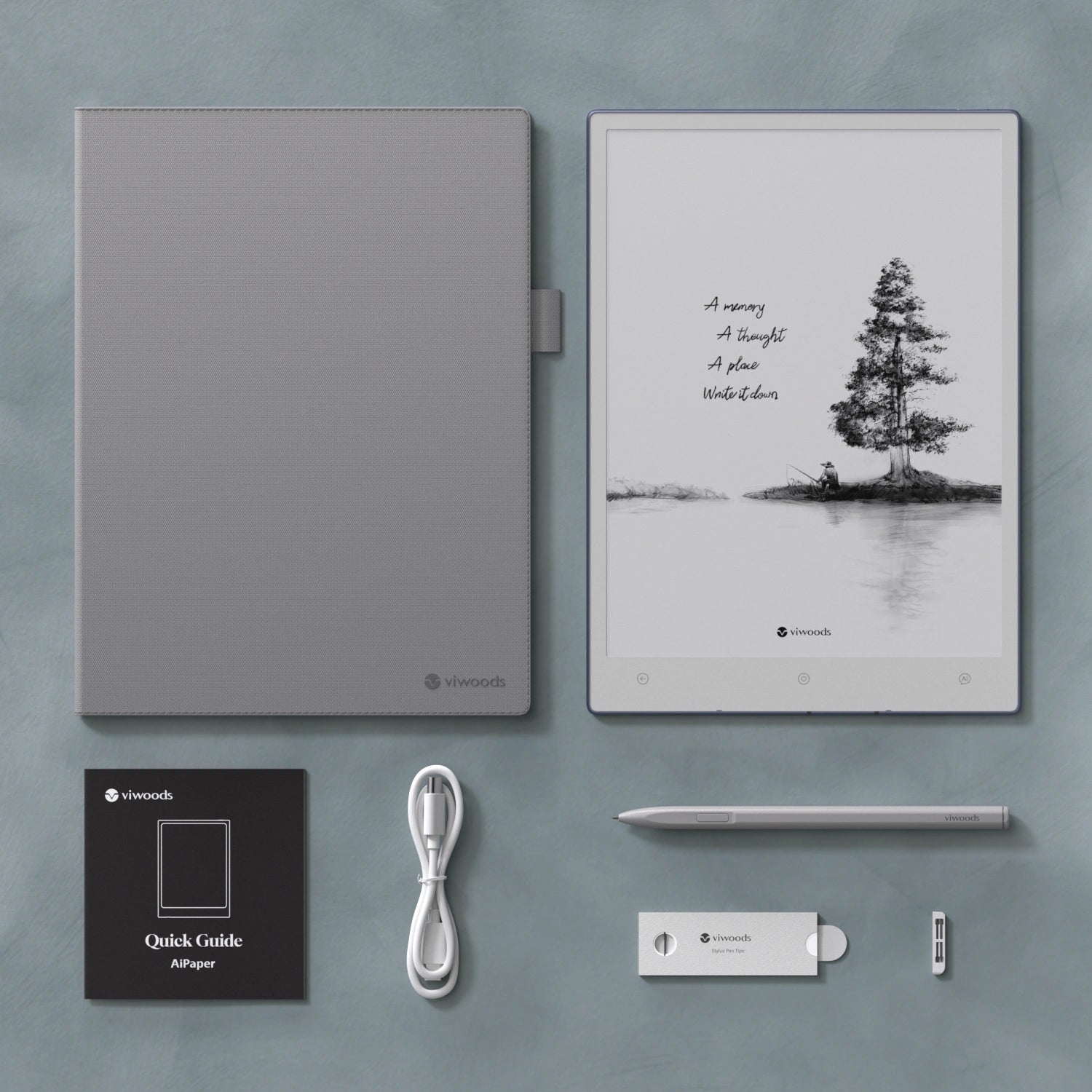 Viwoods AiPaper E Ink Tablet Package