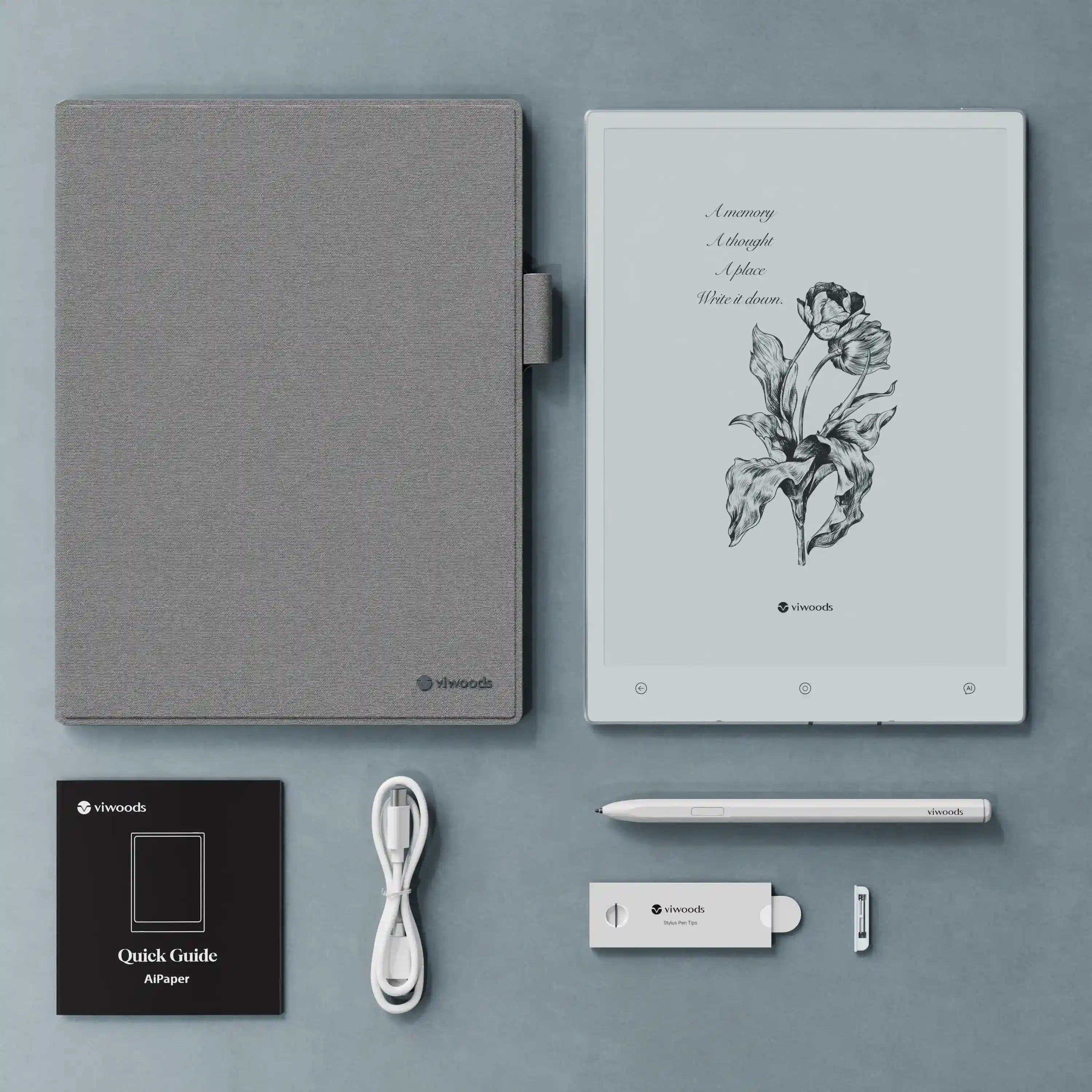 【 19% Off 】Viwoods AiPaper With W1 Stylus