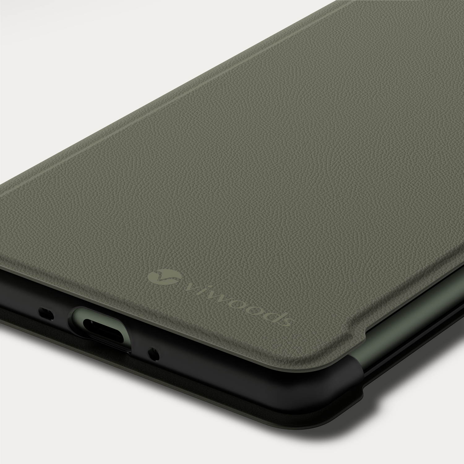 Étui En Cuir Véritable Pour Tablette AiPaper Mini E Ink - Folio Premium Porte-Stylo, Fermeture Magnétique - 12