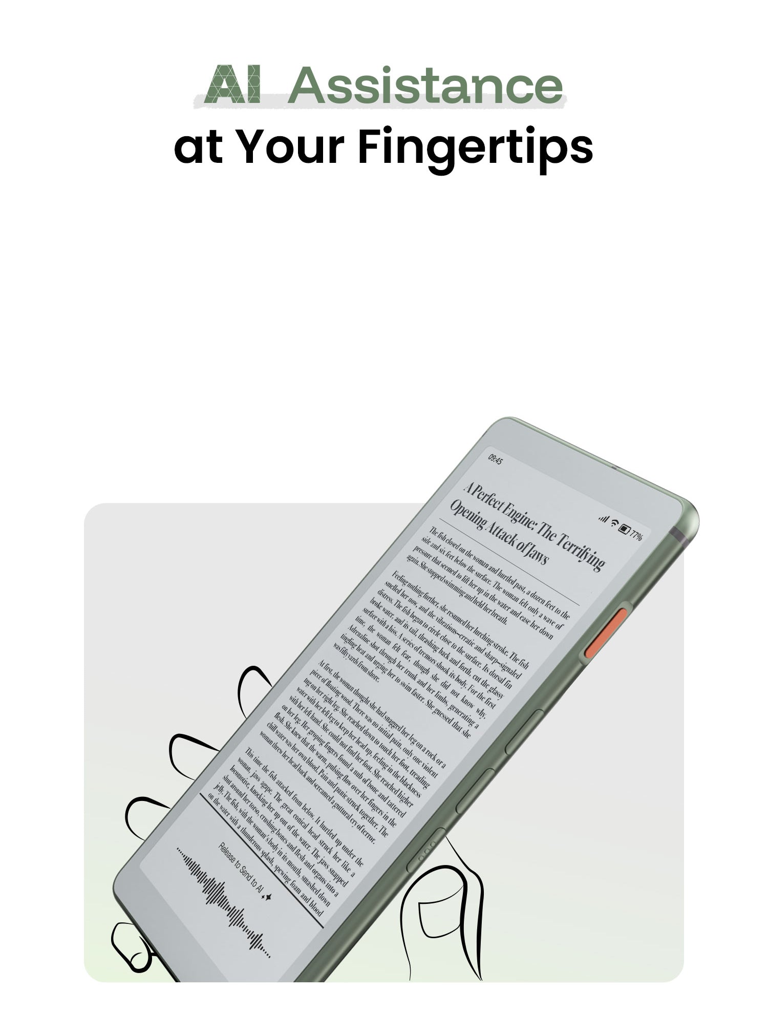 Viwoods AiPaper Reader: Android eReader 138g with On-Page AI Viwoods AiPaper Reader: Android eReader 138g with On-Page AI