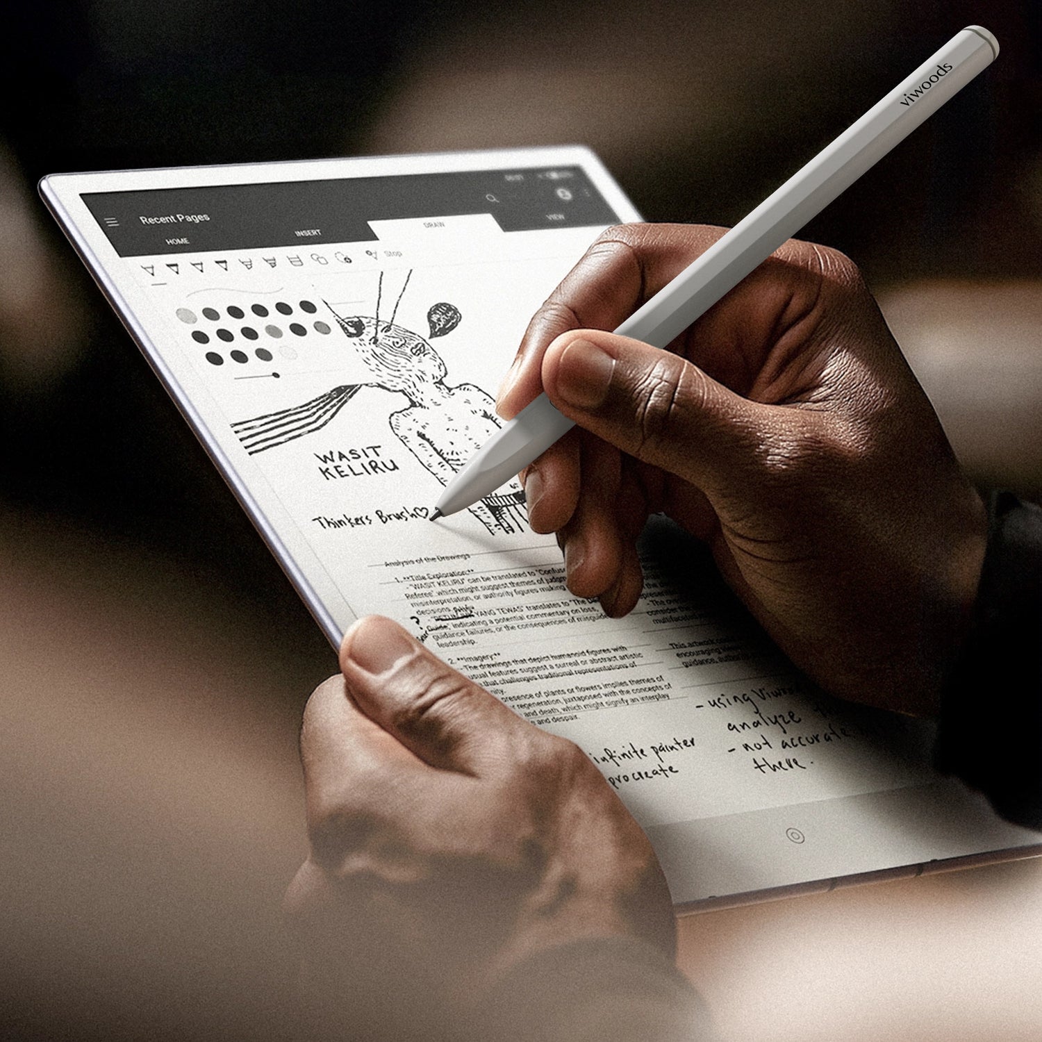Viwoods AiPaper: E-Paper-Tablet für konzentriertes Lesen und Notizen